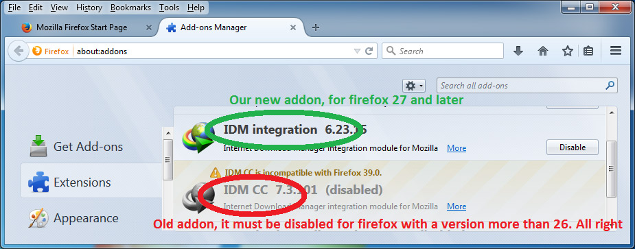 how to integrate download manager with firefox